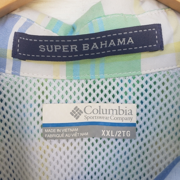 COLOMBIA PFG Super Bahama Plaid Button Down Shirt!!! - Picture 4 of 11
